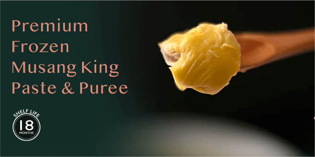 Durian paste puree package fruit